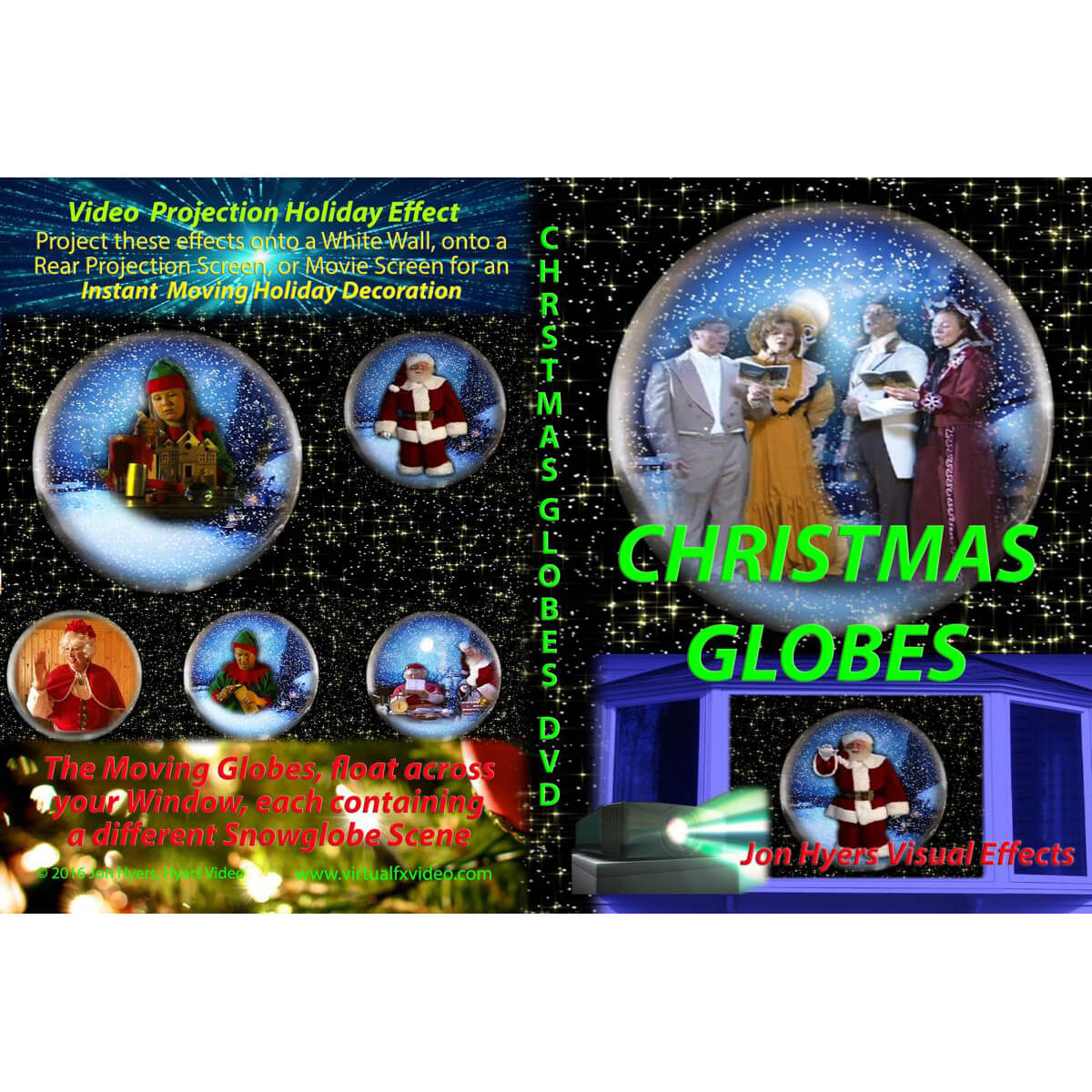 Christmas Globes Projection DVD