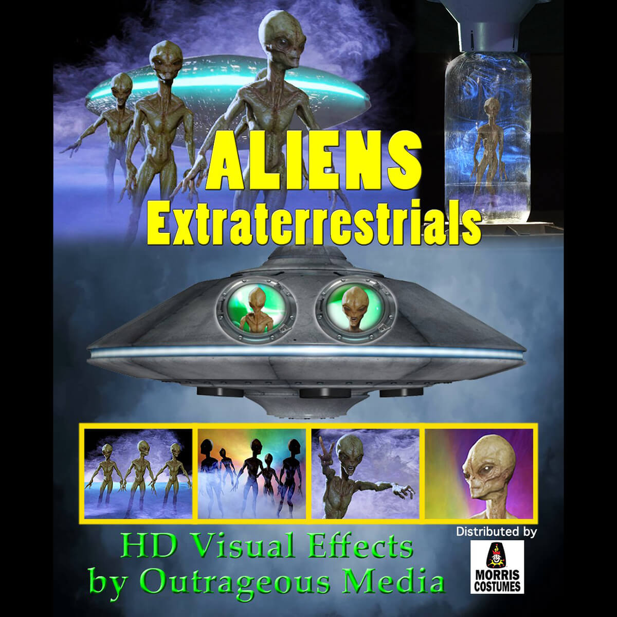 Aliens Extraterrestrials Projection USB