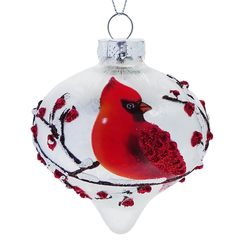 Onion Cardinal Ornament