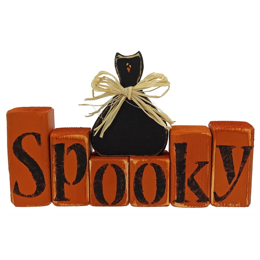 Spooky Blocks with Cat