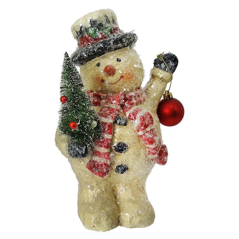 Jolly Snowman with Tree Ornament