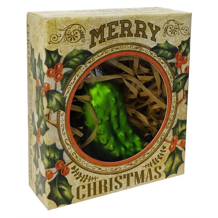 Merry Christmas Pickle Gift Boxed