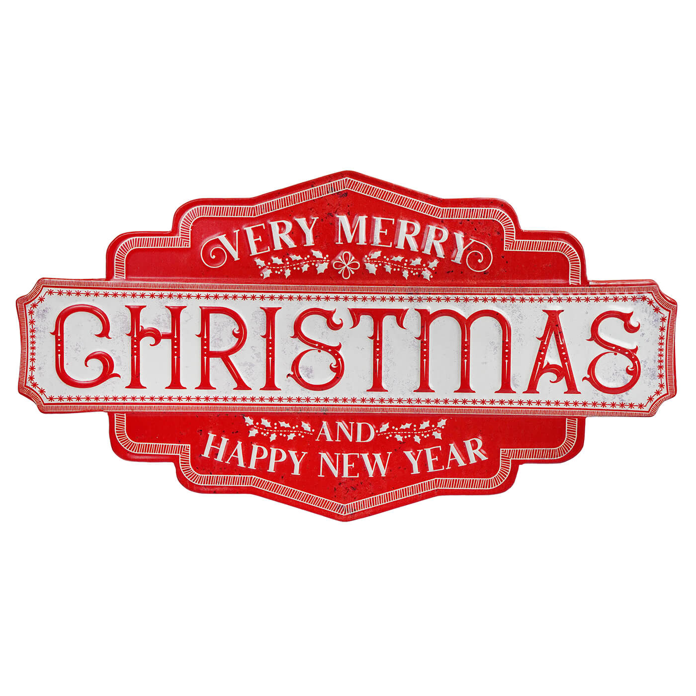 Merry Christmas & Happy New Year Sign