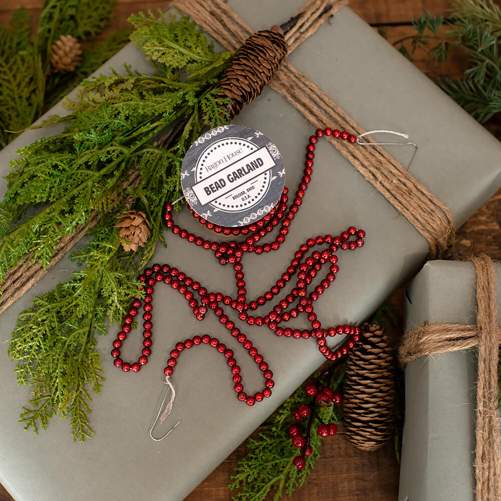 Red Bead Garland Spool – Traditions