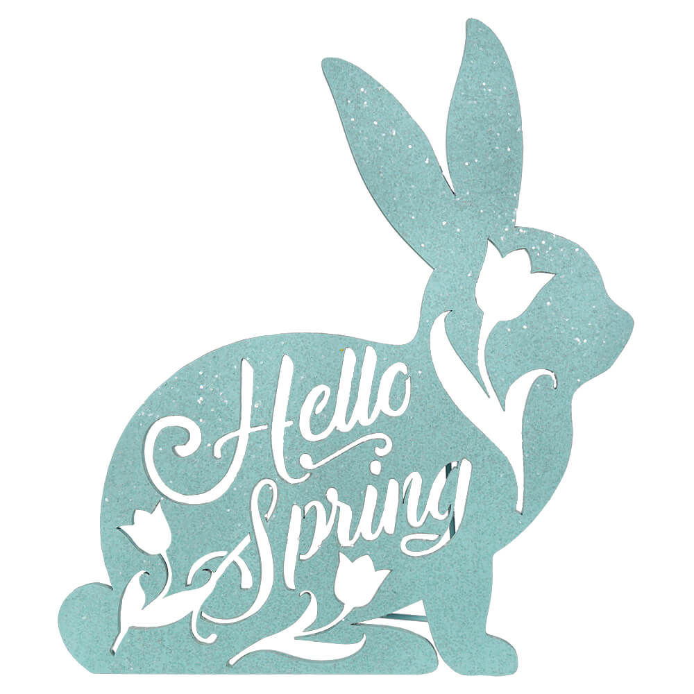 Hello Spring Bunny Sign