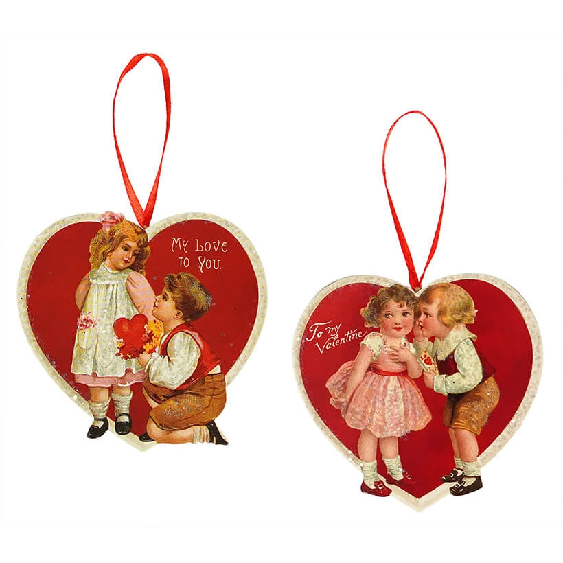 Valentine Children Dummy Board Ornaments Set/2