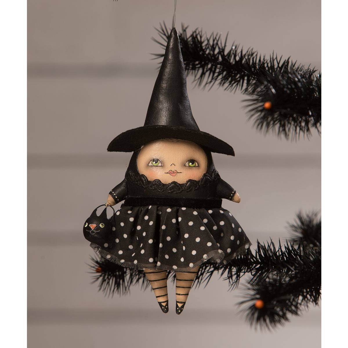 Delighted Desdemona Witch Ornament