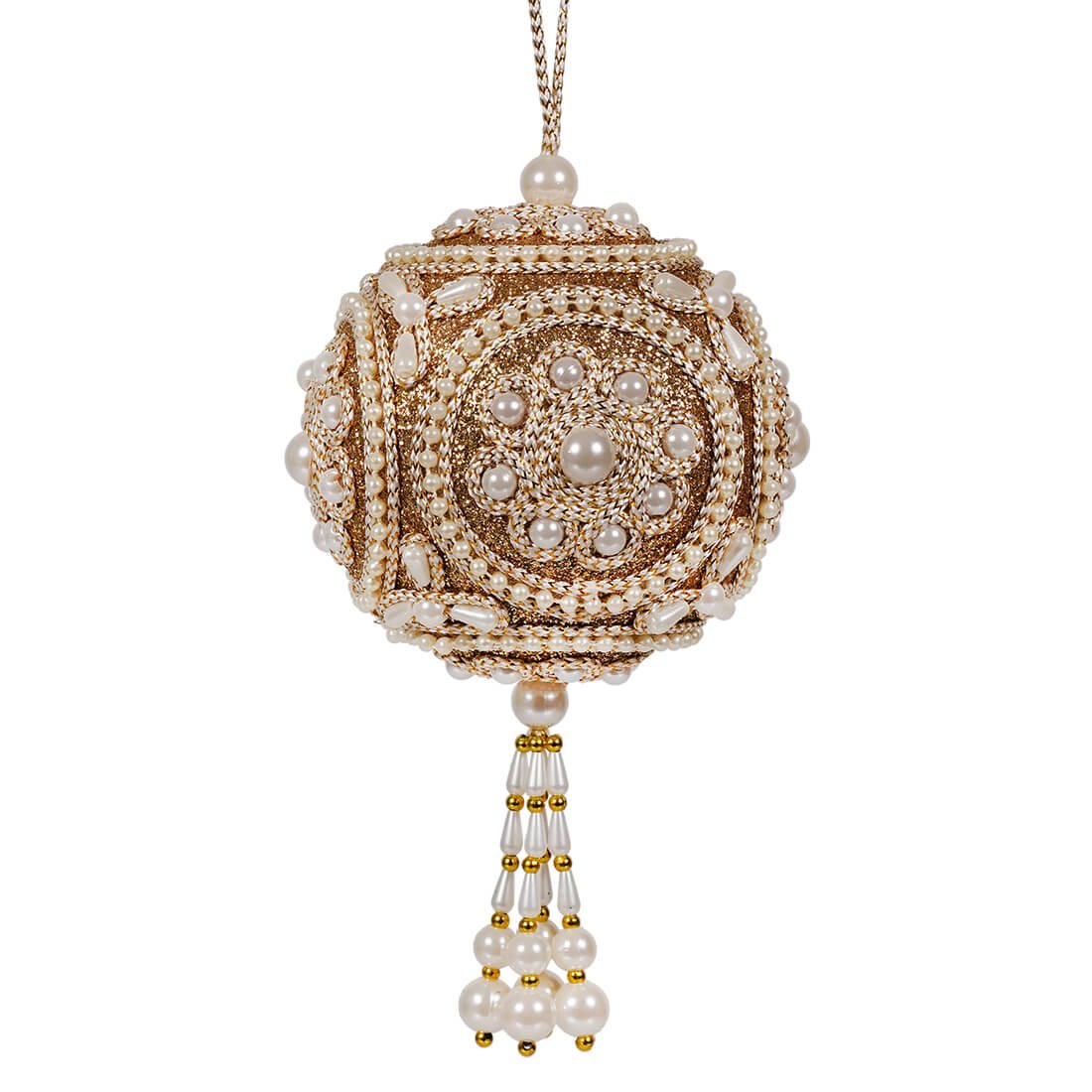 Gold & Silver Cathedral Round Ornament