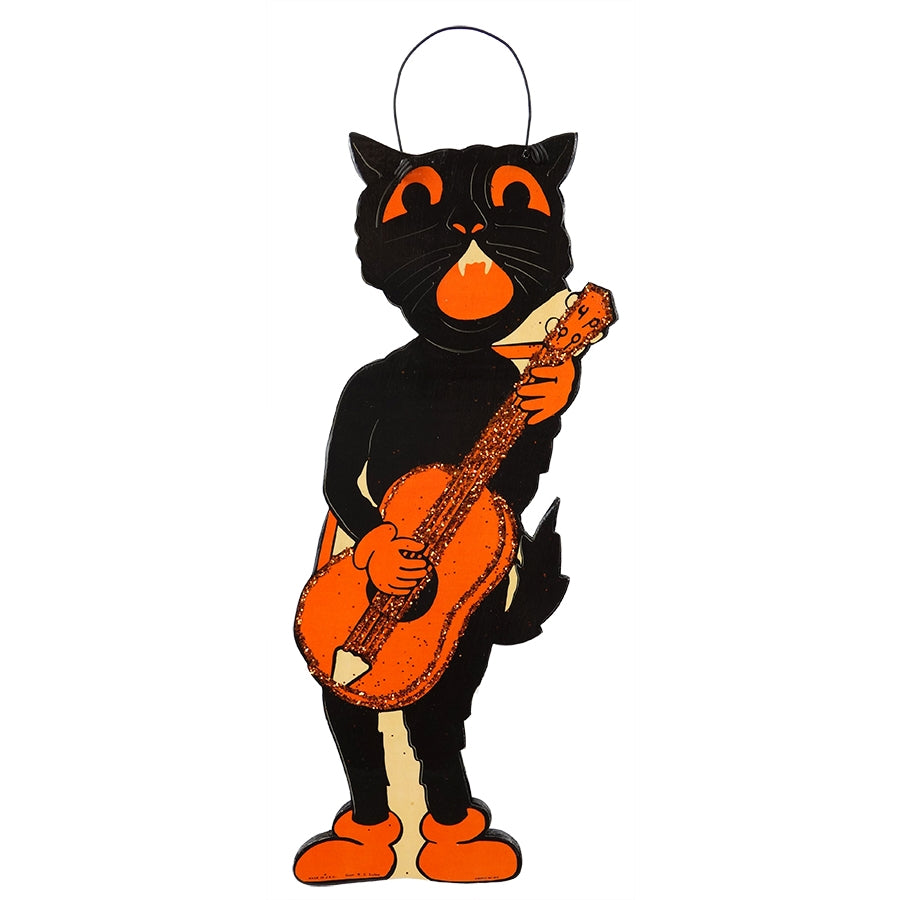 Mr. Cat Playing Guitar Hanger