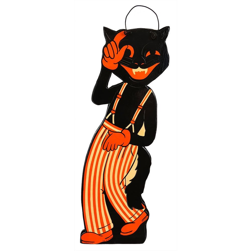 Mr. Cat in Striped Pants Hanger