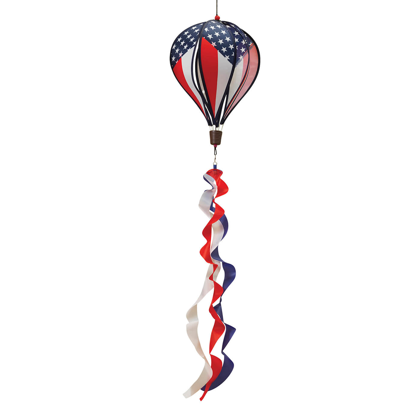Red, White & Blue Americana Nylon Patriotic Balloon Spinner