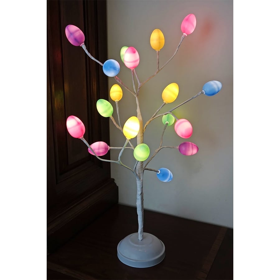 Tabletop Lighted Easter Egg Tree