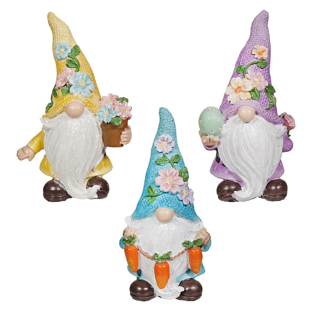 Easter Gnome Figurines Set/3
