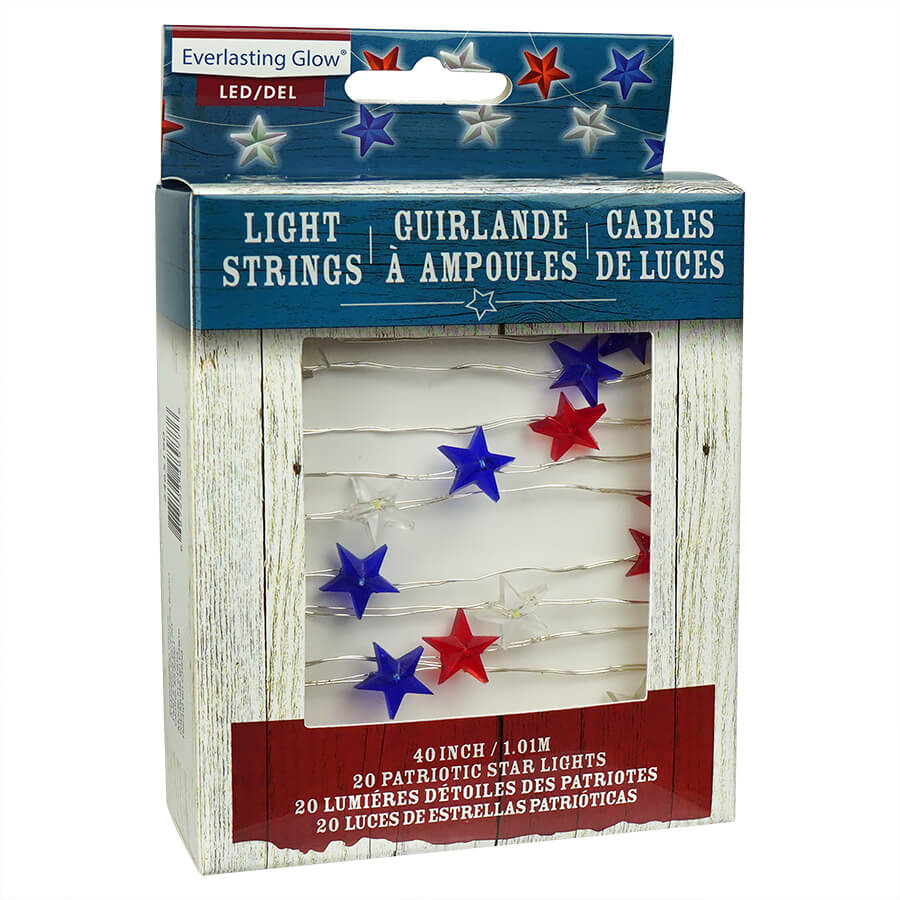 Patriotic Star Light Strings