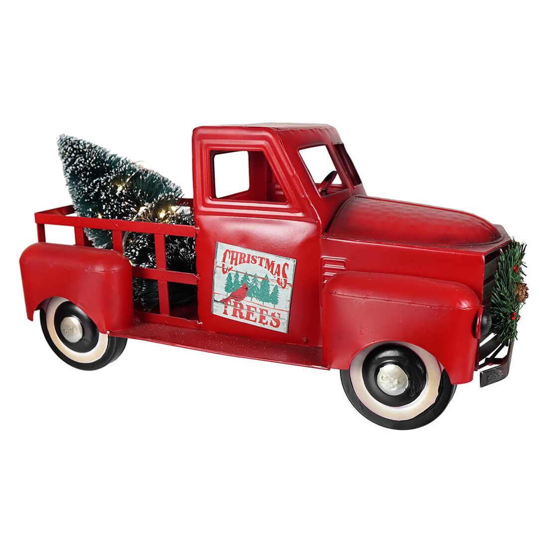 Red Christmas Trees Truck