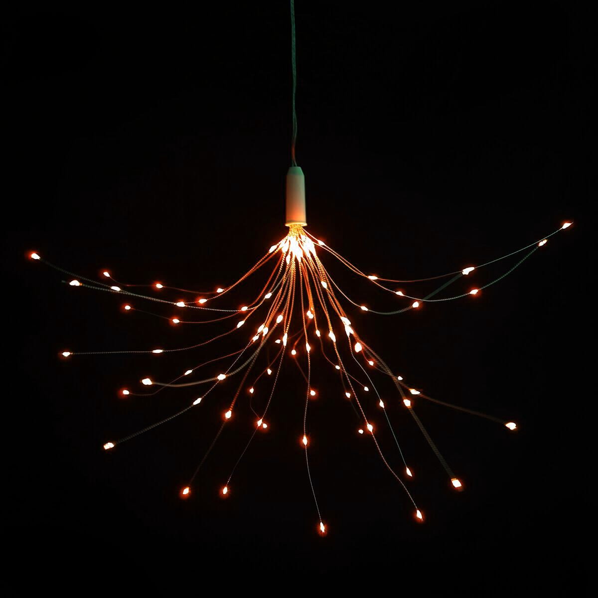 Electric Orange Lighted Starburst