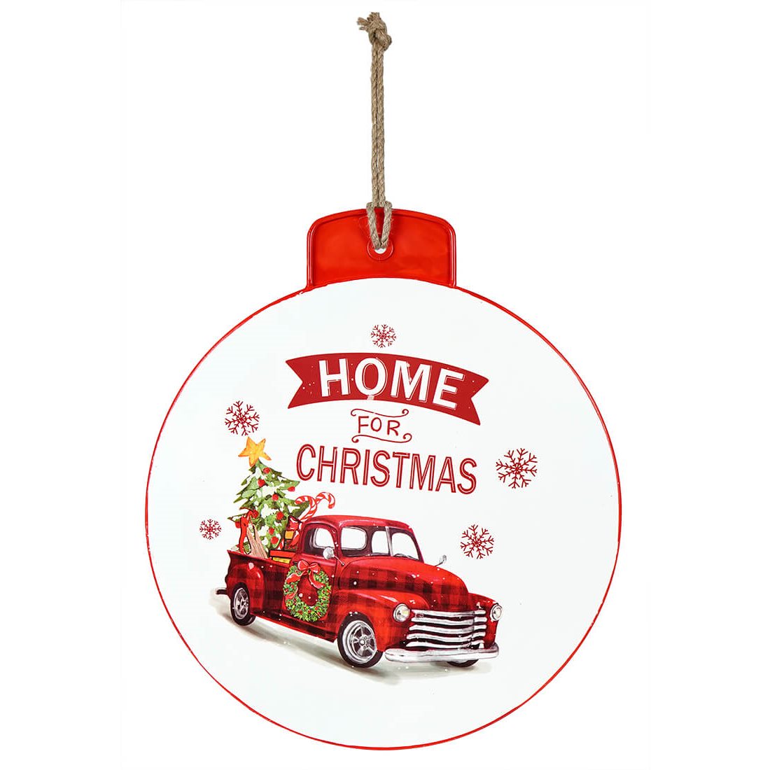 Home for Christmas Hanging Ornament Sign