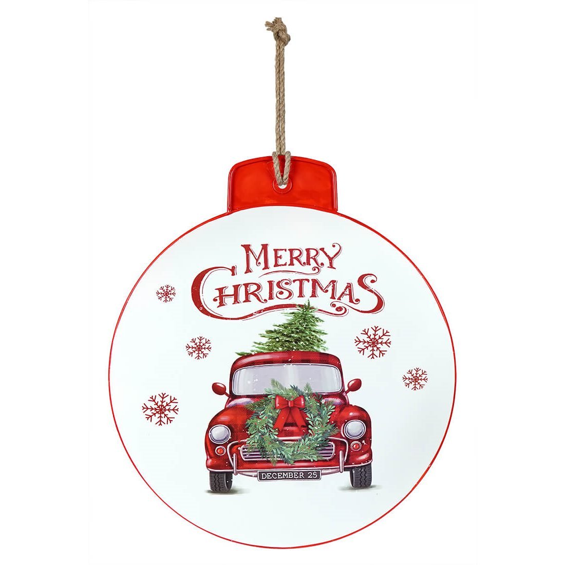 Merry Christmas Hanging Ornament Sign