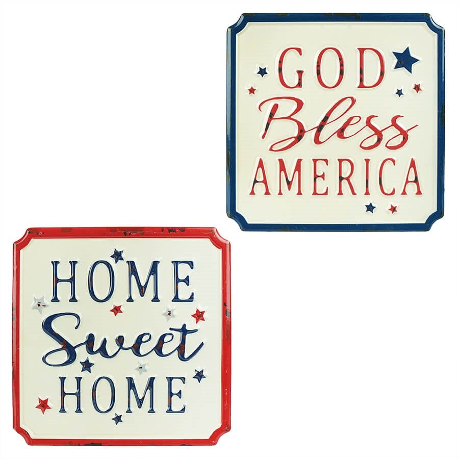 Americana Tabletop Signs Set/2