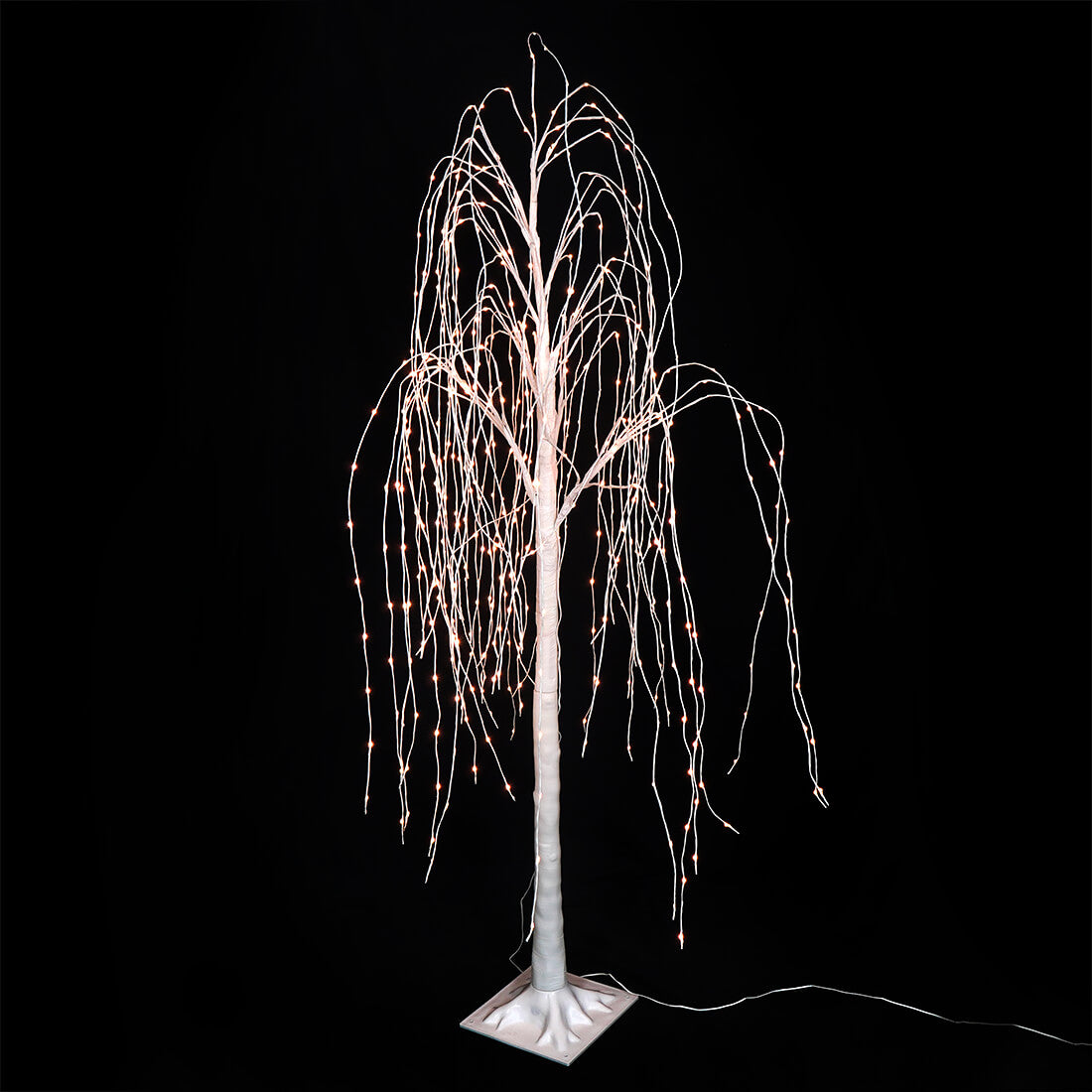 6ft Lighted White Willow Tree