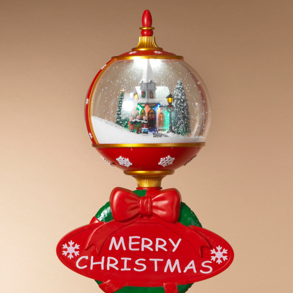 Electric Lighted Musical Holiday Floor Lamp