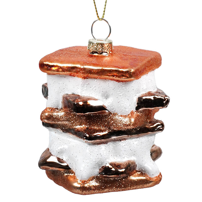 Chocolate S'mores Ornament