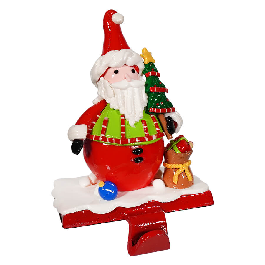 Clay Dough Santa Stocking Holder