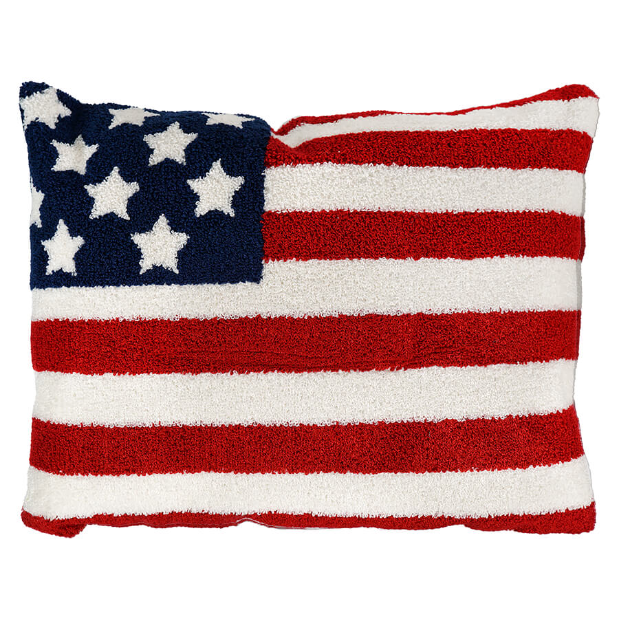 Fabric Americana Flag Pillow
