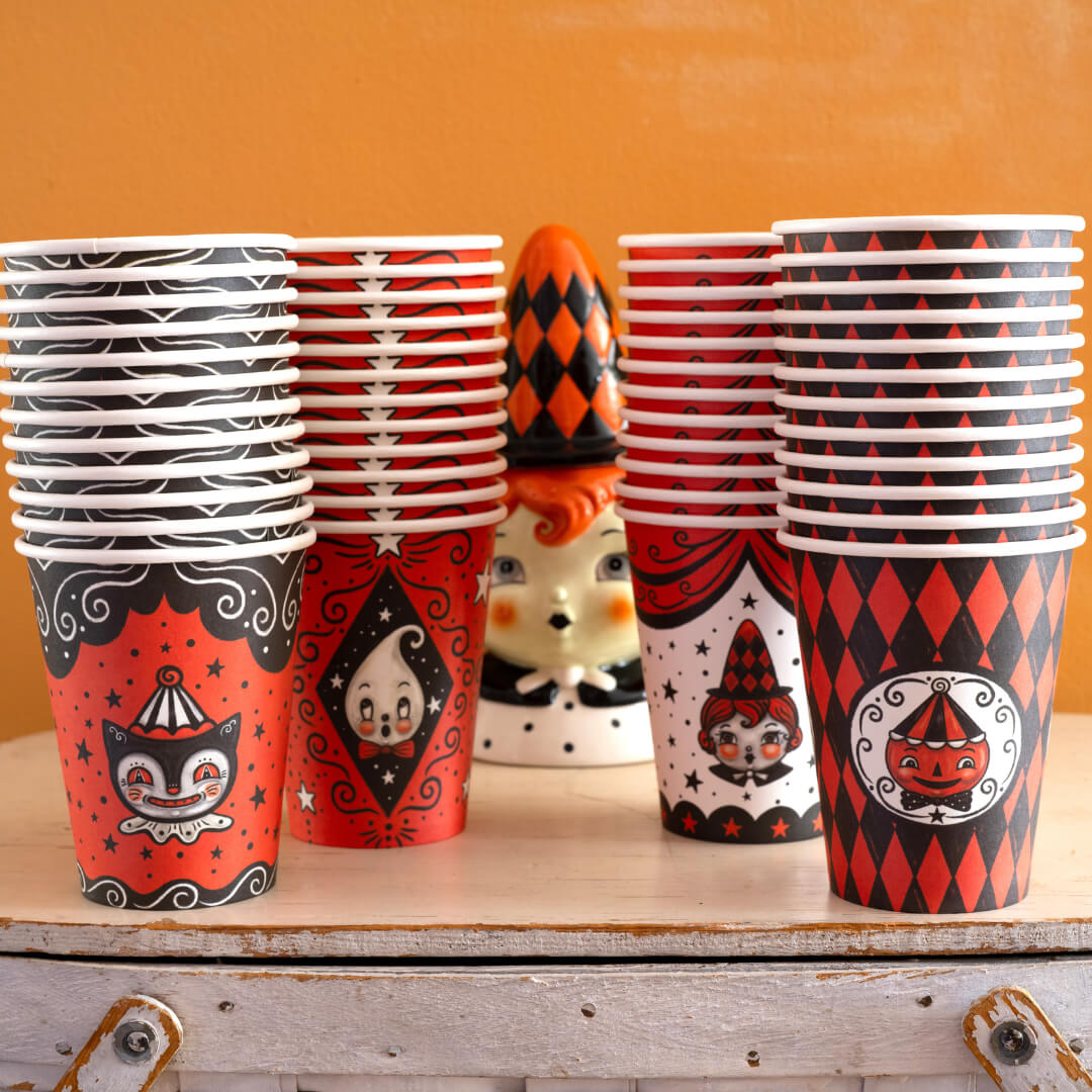 12oz Pumpkin Cups Set/12