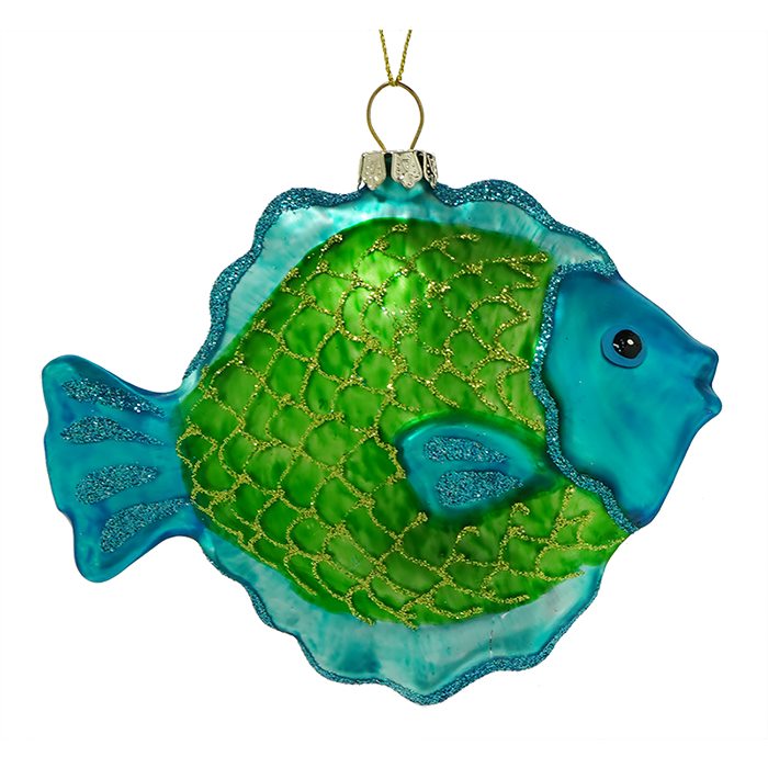 Sea Green Fish Ornament
