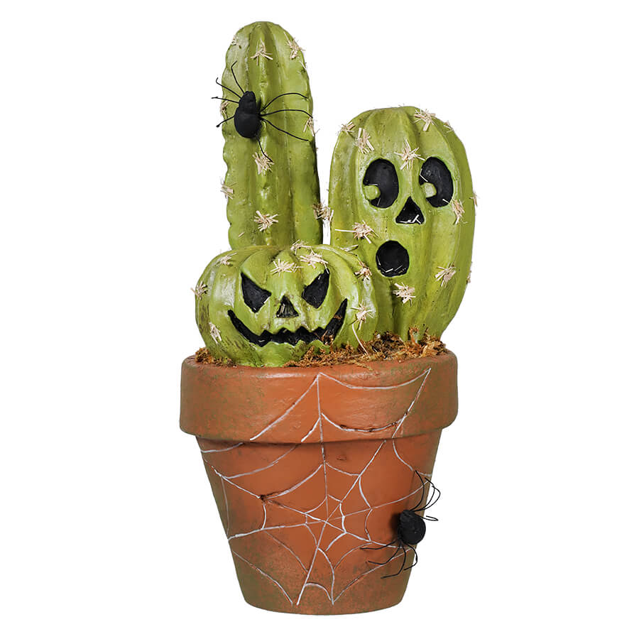 Potted Cacti O'Lantern