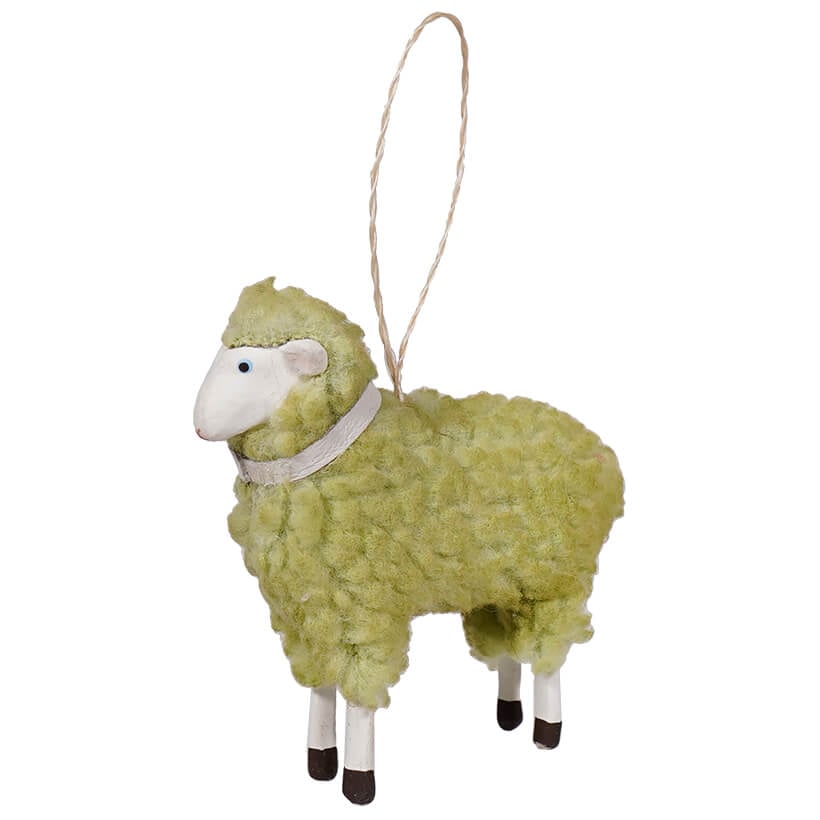 Pastel Green Sheep Ornament