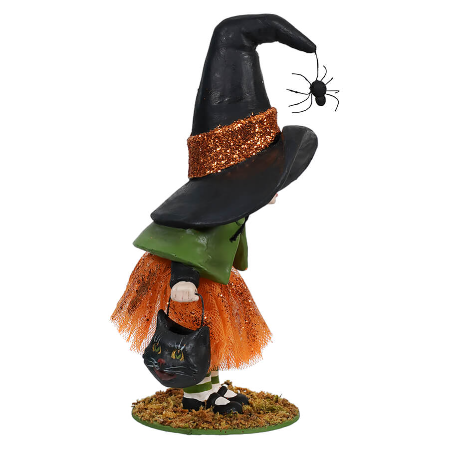 Little Lavinia Witch With Spider