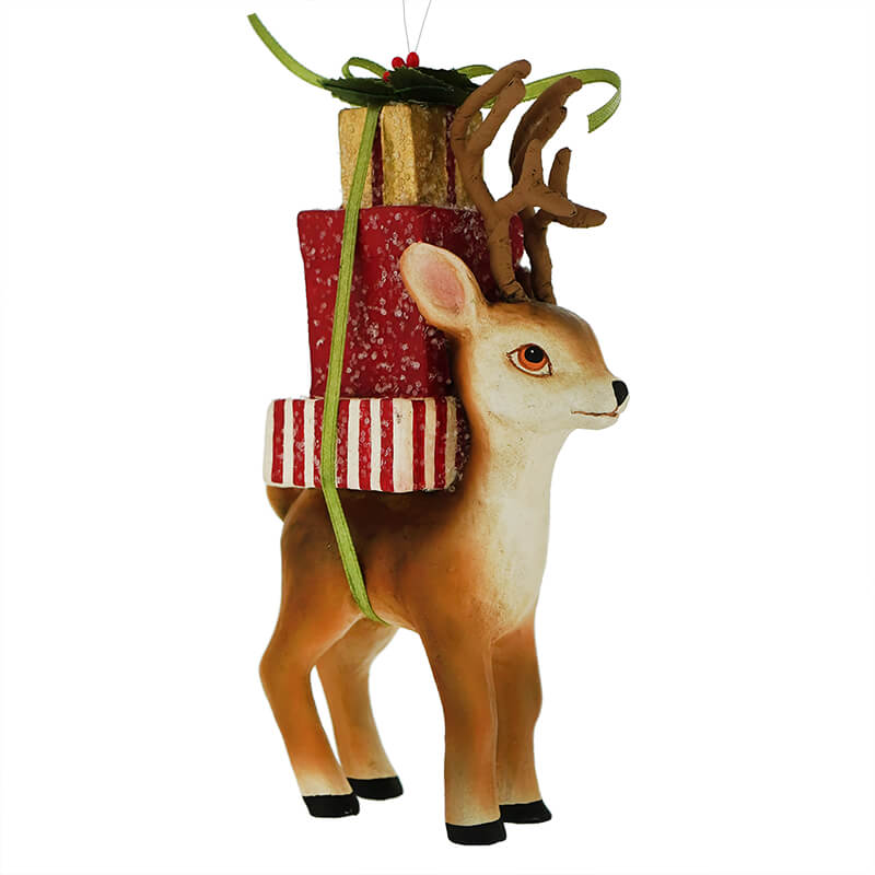 Reindeer Christmas Delivery Ornament