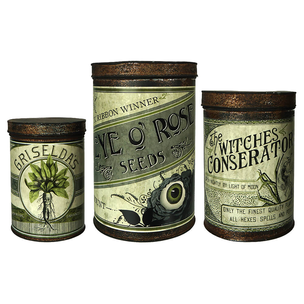 Witch's Conservatory Canister Set/3