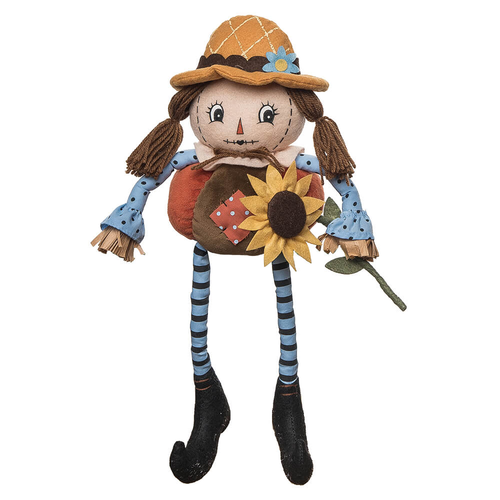 Plush Scarecrow Woman Doll