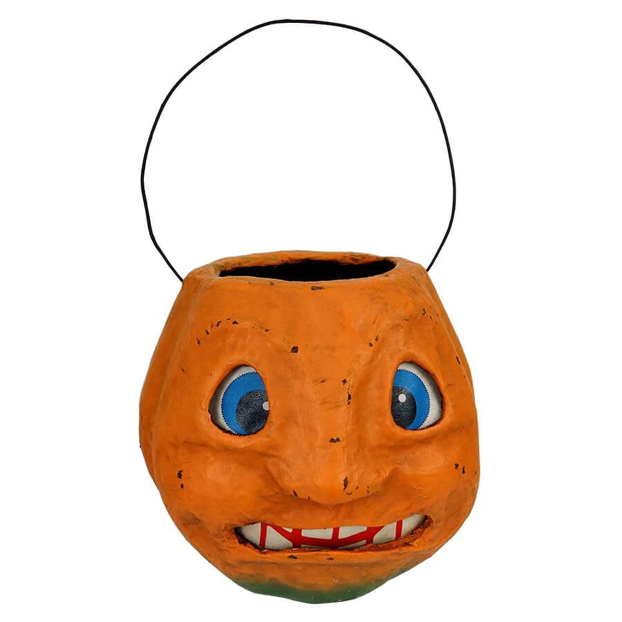 Scary Vintage Pumpkin Bucket