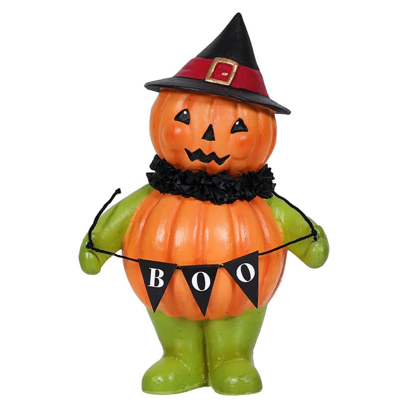 Boo Pumpkin Head Witch