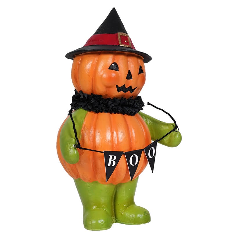 Boo Pumpkin Head Witch