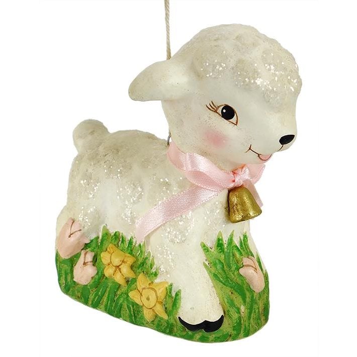 Retro Lamb Ornament