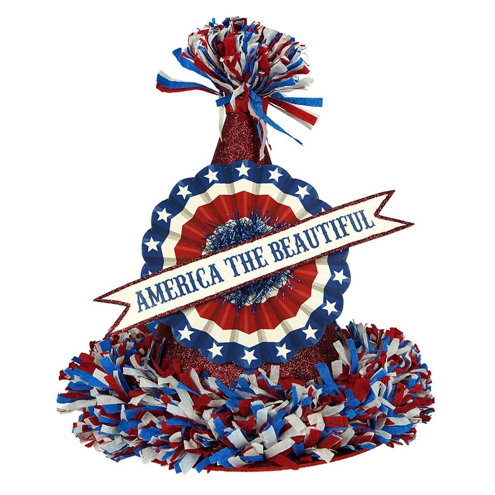 Red Americana Party Hat