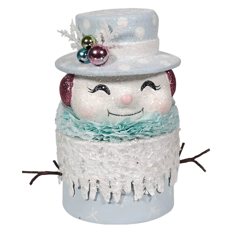 Happy Pastel Snowman Box