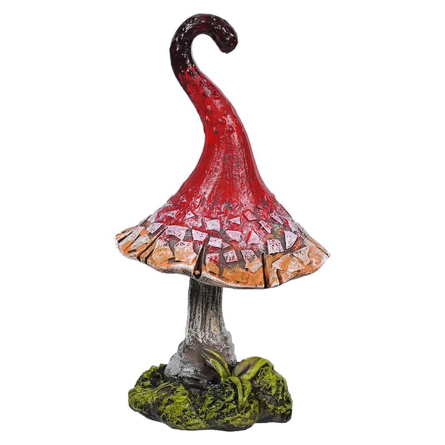 Red Whimsical Mushroom Decor