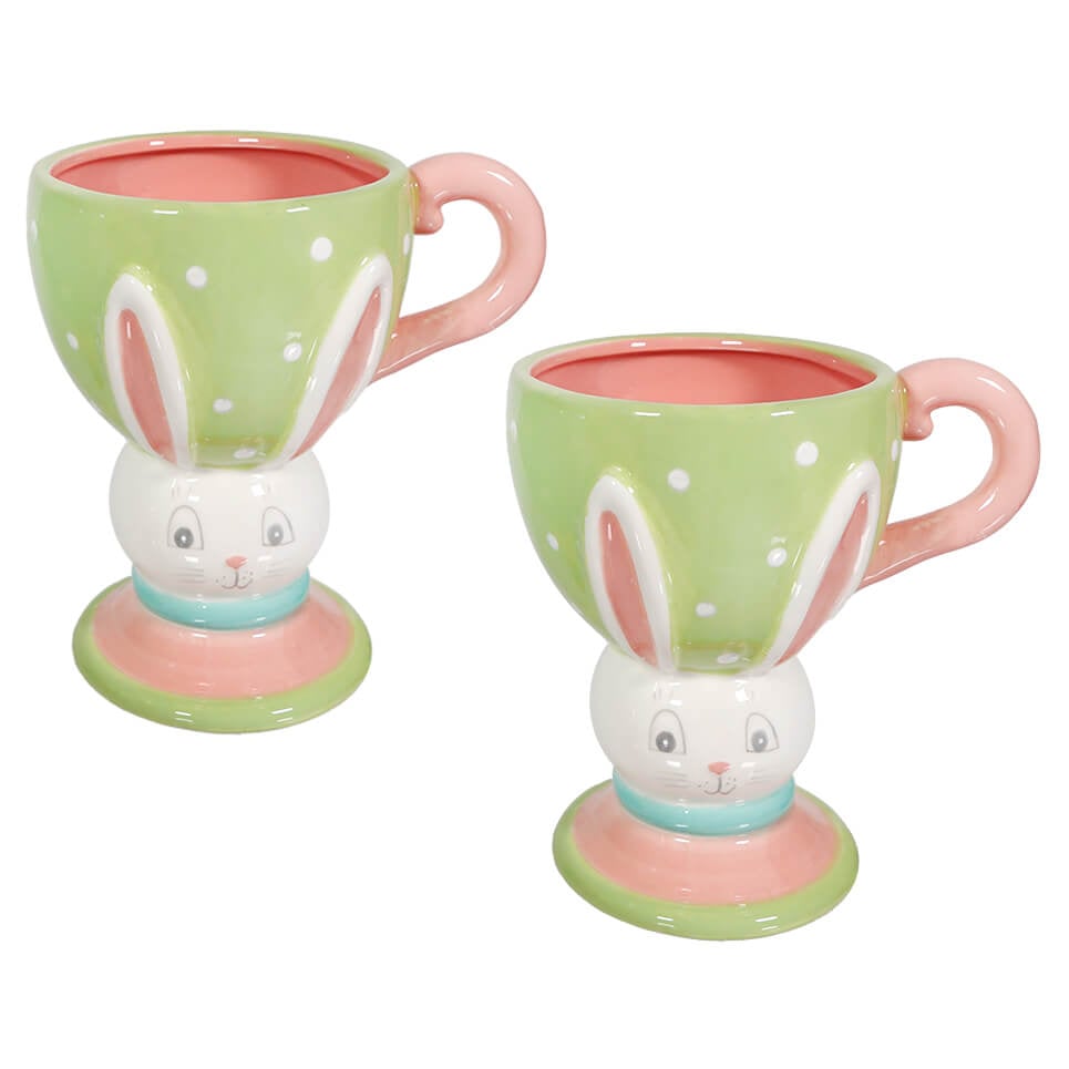 Easter Dottie Fancy Bunny Cups Set/2