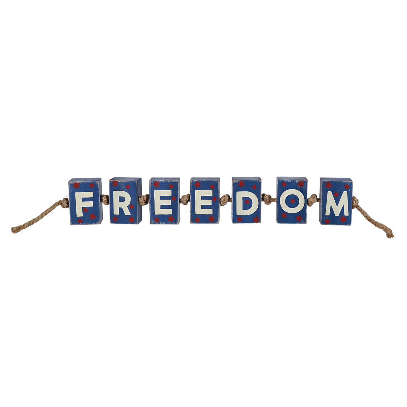Freedom Americana Block Sign