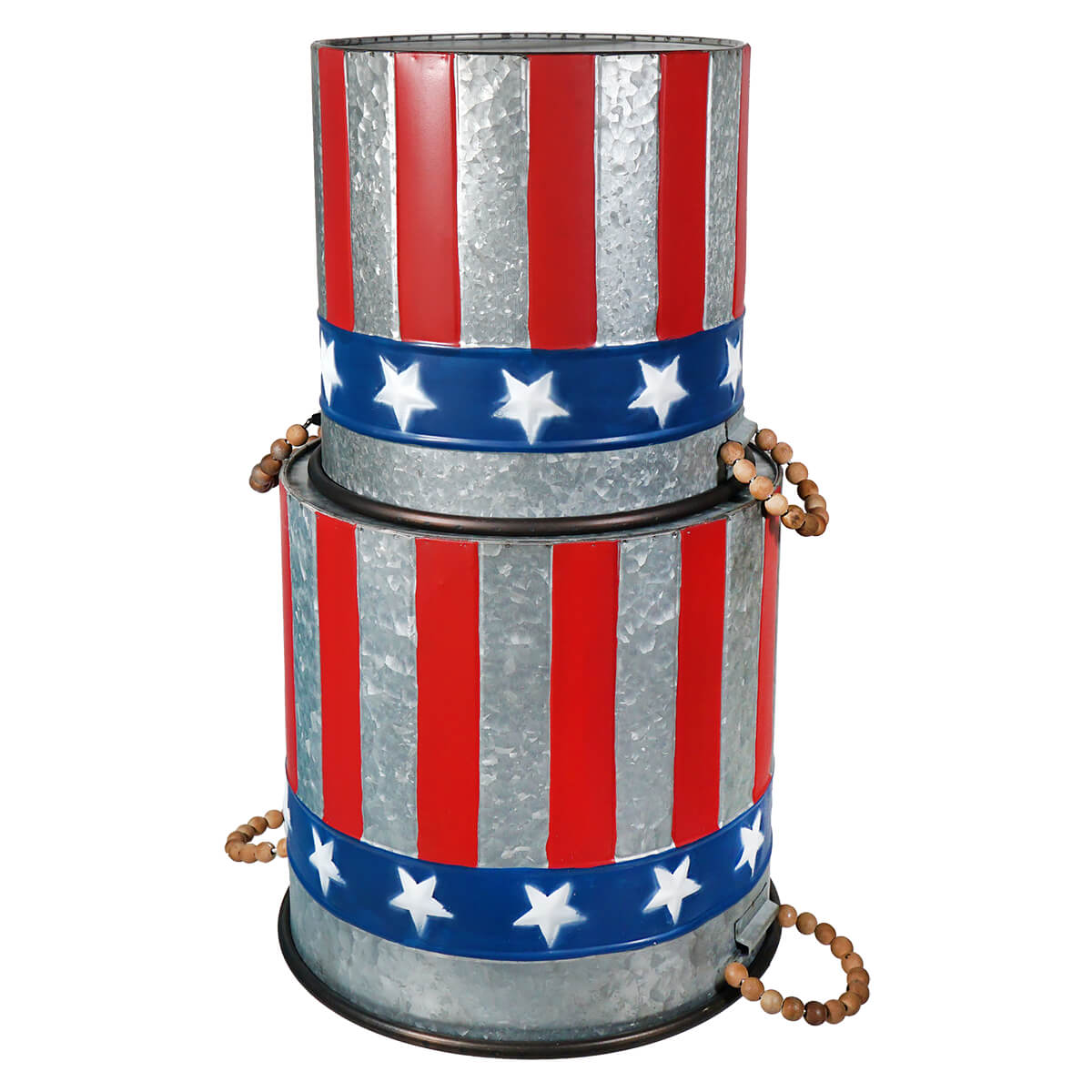 Metal Nesting Americana Containers Set/2