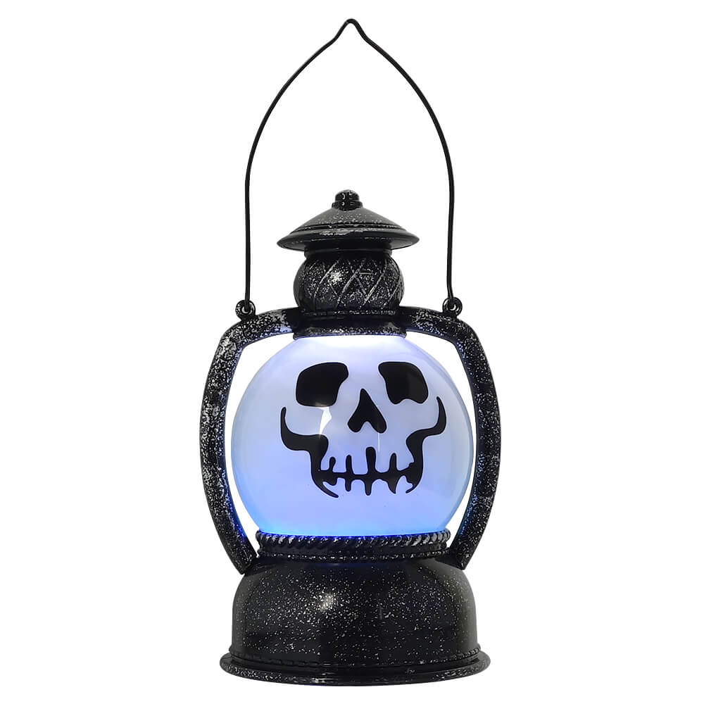 Light Up Spooky Skeleton Lantern