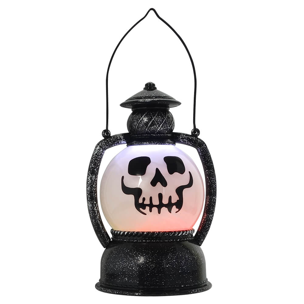 Light Up Spooky Skeleton Lantern