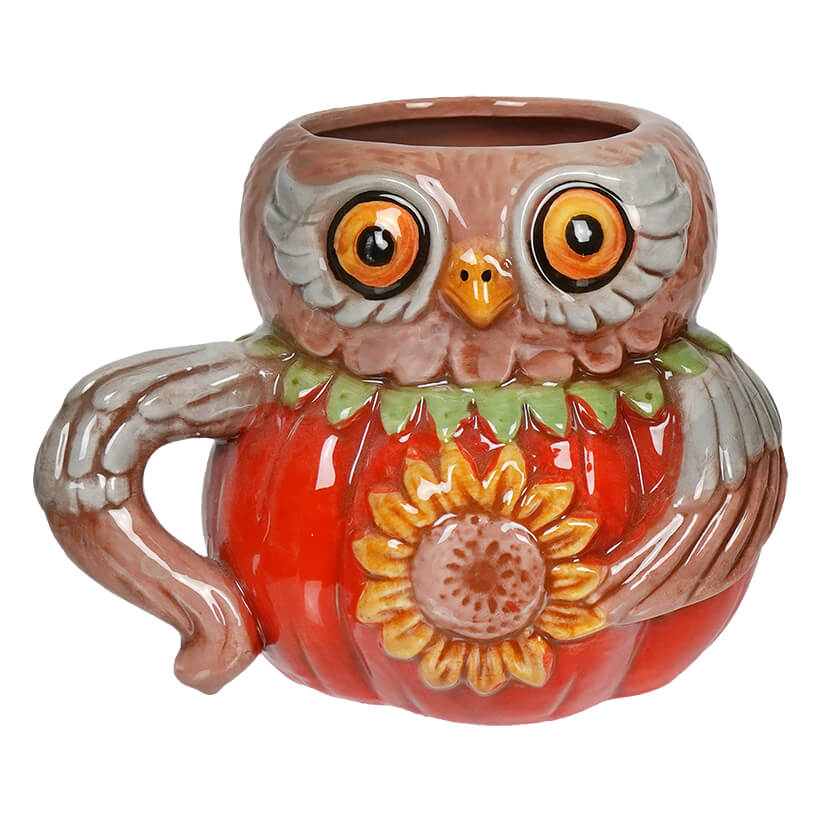 Harvest Critter Owl Mug