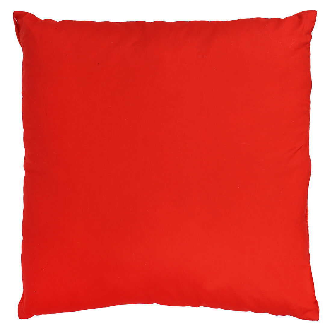 Red Traditional Winking Santa Printed Pillow